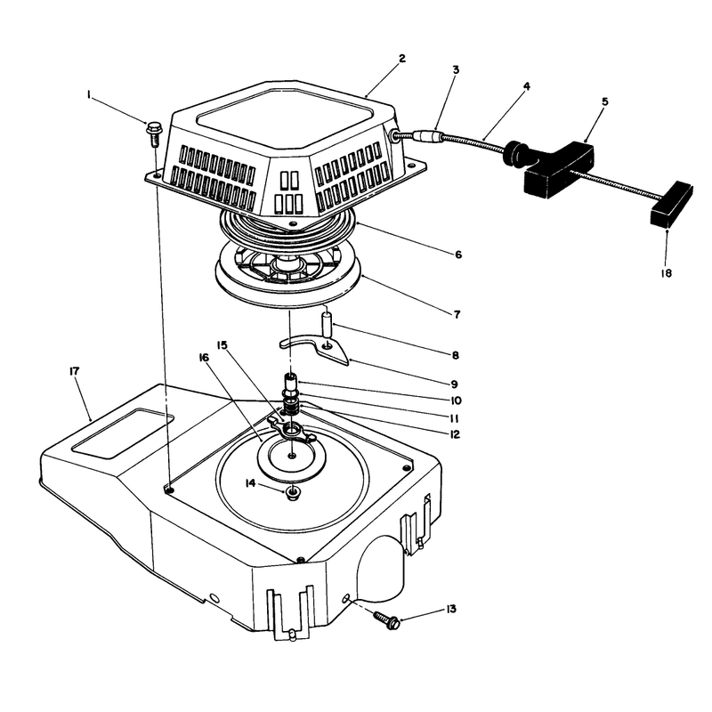 Recoil Assembly Model No Vmh7