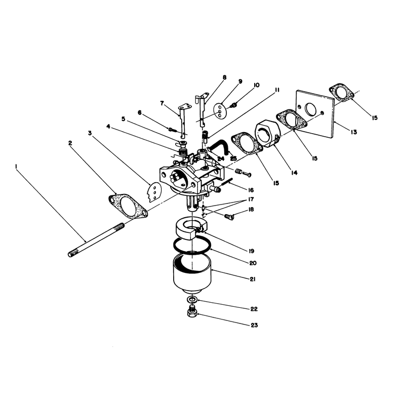 Carburetor Assembly Model No 47pn2-6