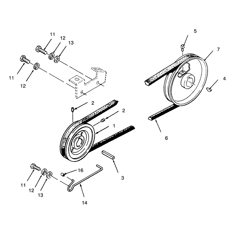 Drive Belt and Pulleys
