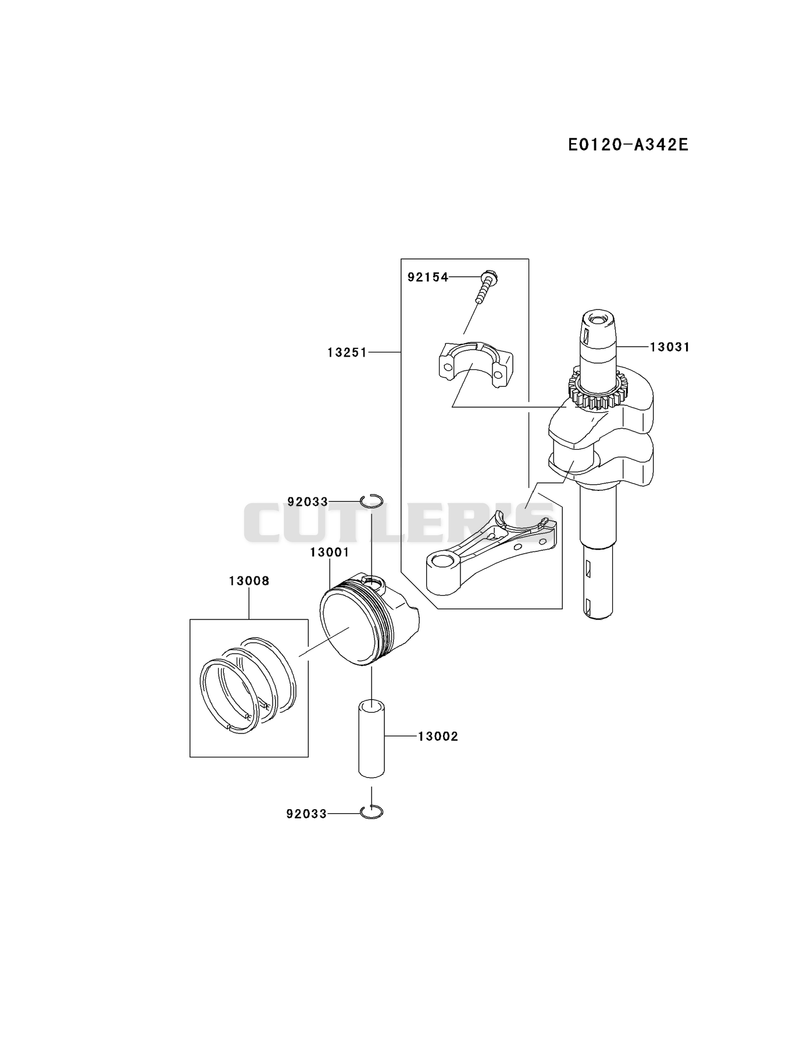 PISTON/CRANKSHAFT