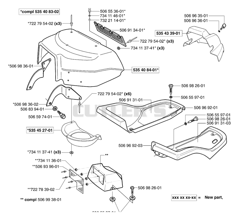 Covers/Foot Trays
