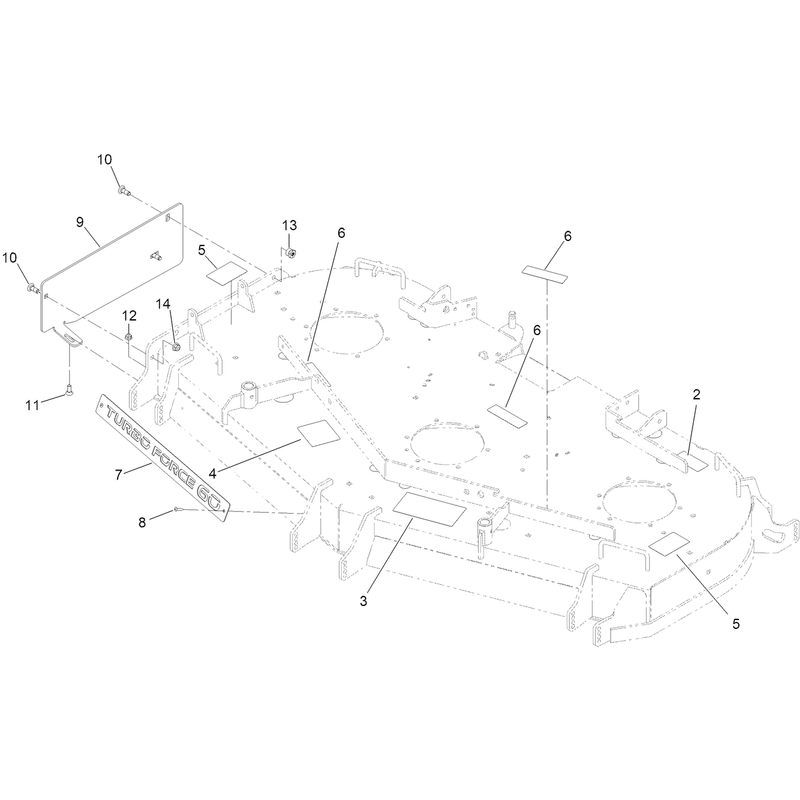 Deck Decal Assembly No. 146-5619