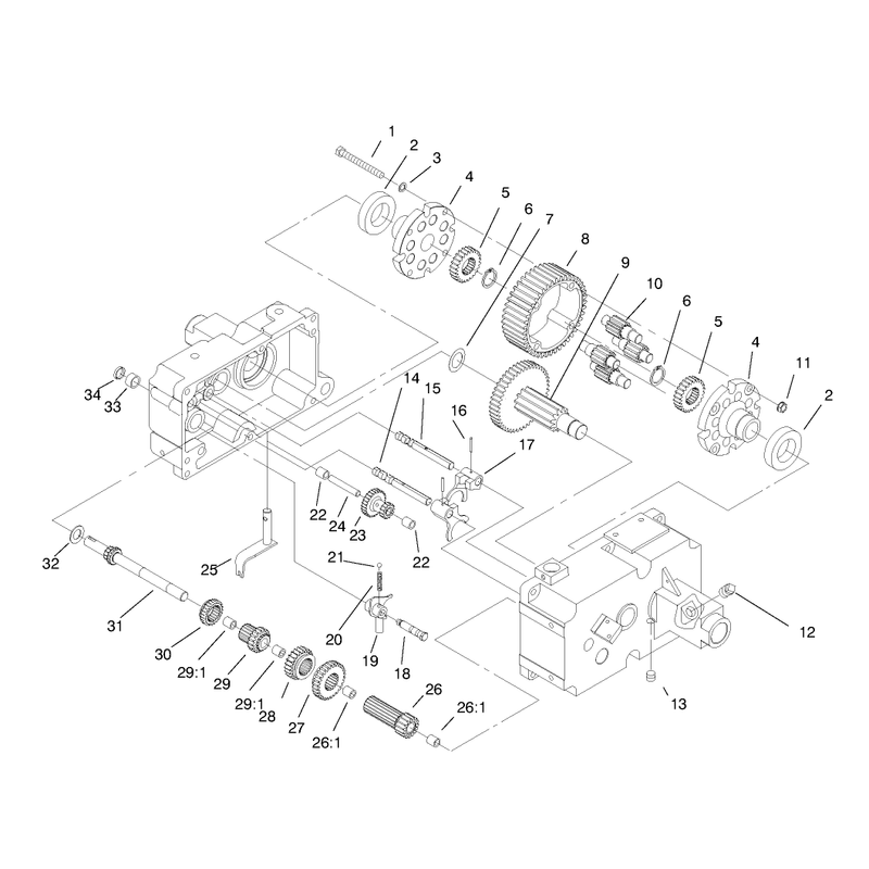 Transmission 8 Speed 8 Pinion Continued