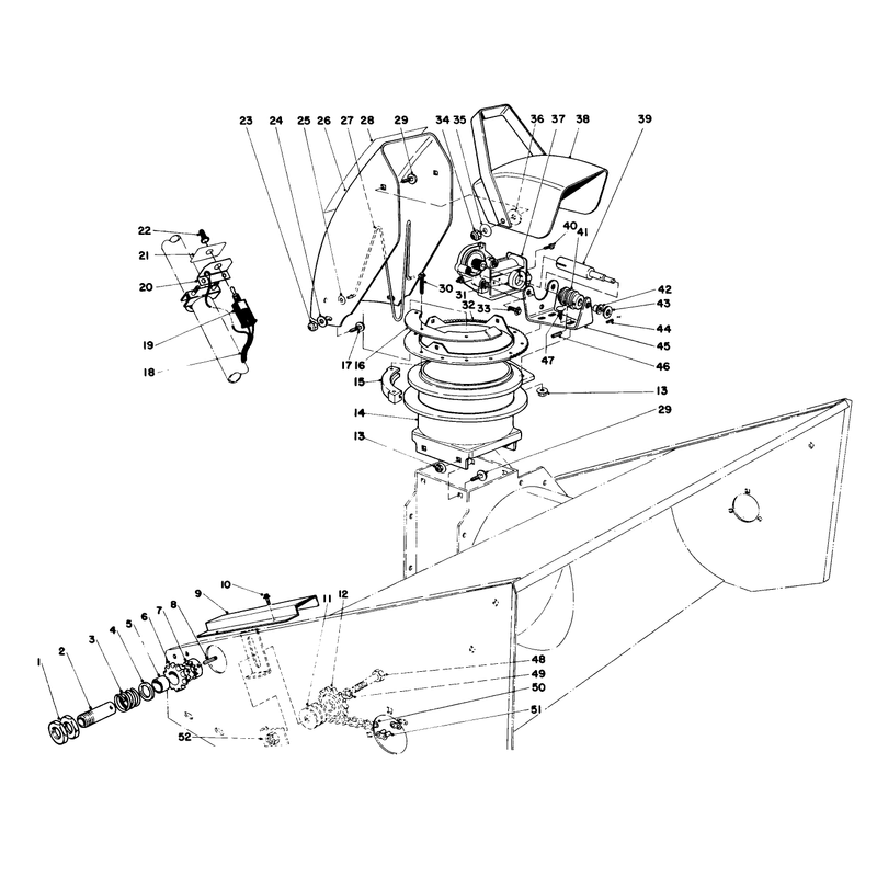 48in Snowthrower Model No 30570 Optional