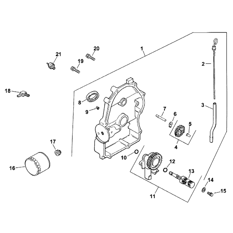Group 3 Oil Panlubrication ch22s-76513 Kohler
