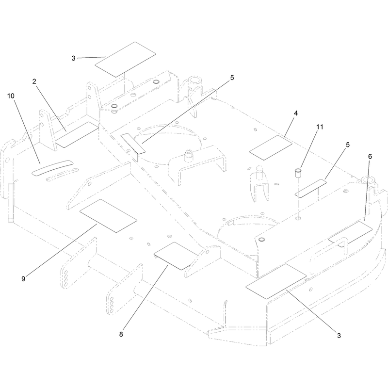 Deck Decal Assembly No 115-4230