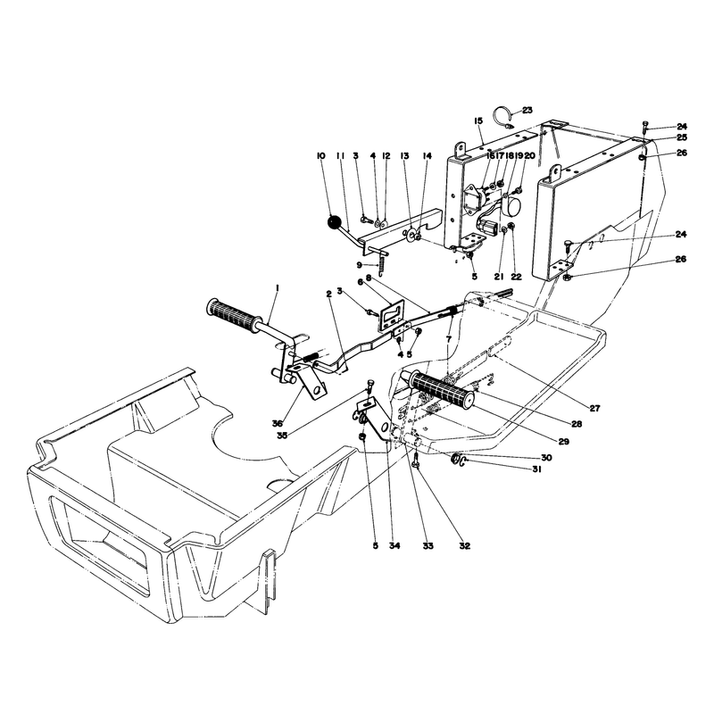 Brake & Clutch Pedal Assembly