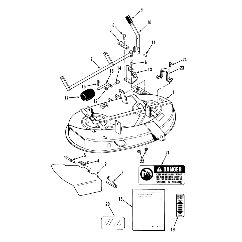Side Discharge Mower-38 In. (97 Cm) Vehicle Identification Number 05-38sy01