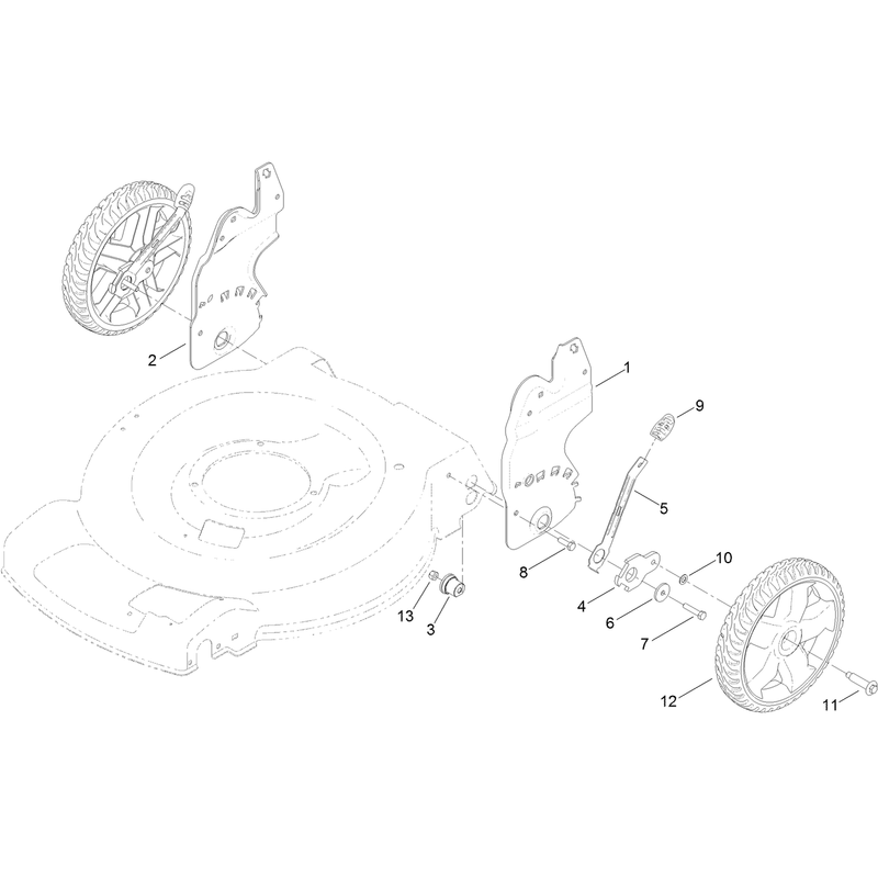 Height of Cut and Rear Wheel Assembly