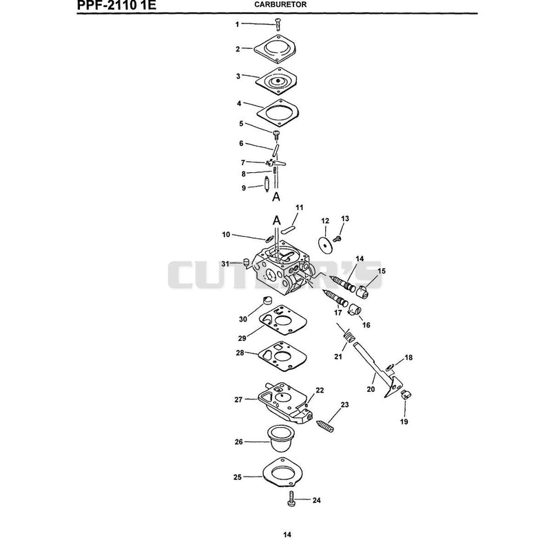 Ppf-21101E Carburetor