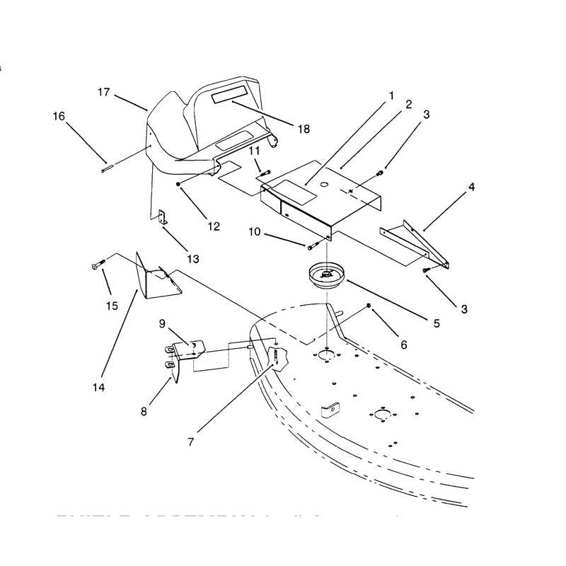 Shield Assembly 48in Cutting Unit