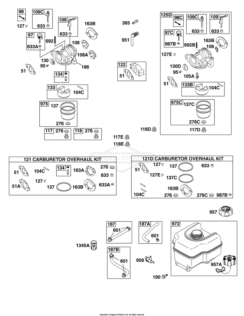 Carburetor, Fuel Supply