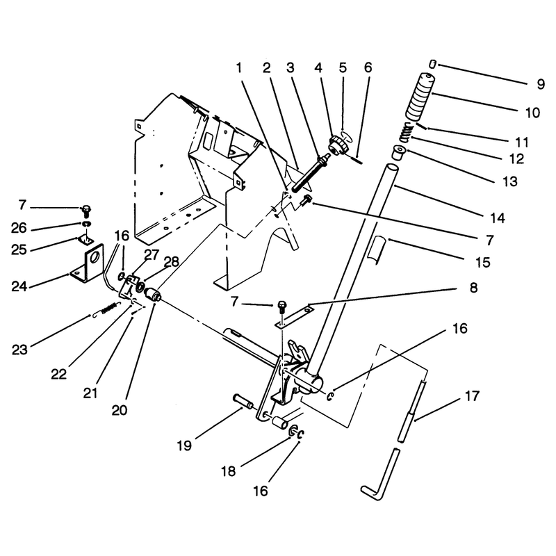 Lift Bar Linkage Assembly