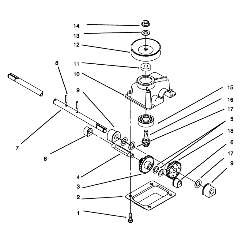 Gear Case Assembly Model No 20209bc Only