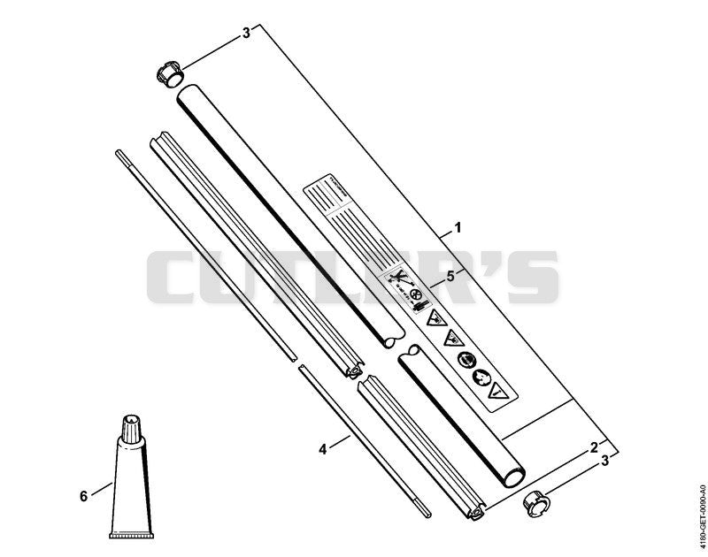 Drive tube assembly FC 95