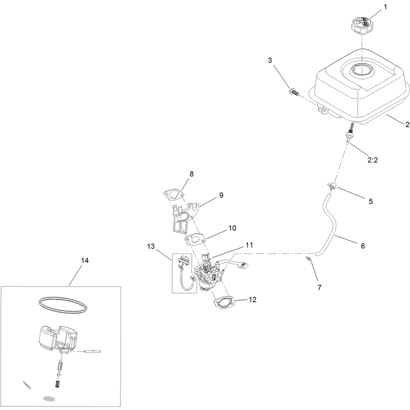 Fuel System and Carburetor Assembly