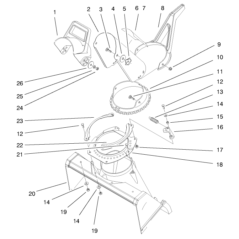 Discharge Chute Assembly
