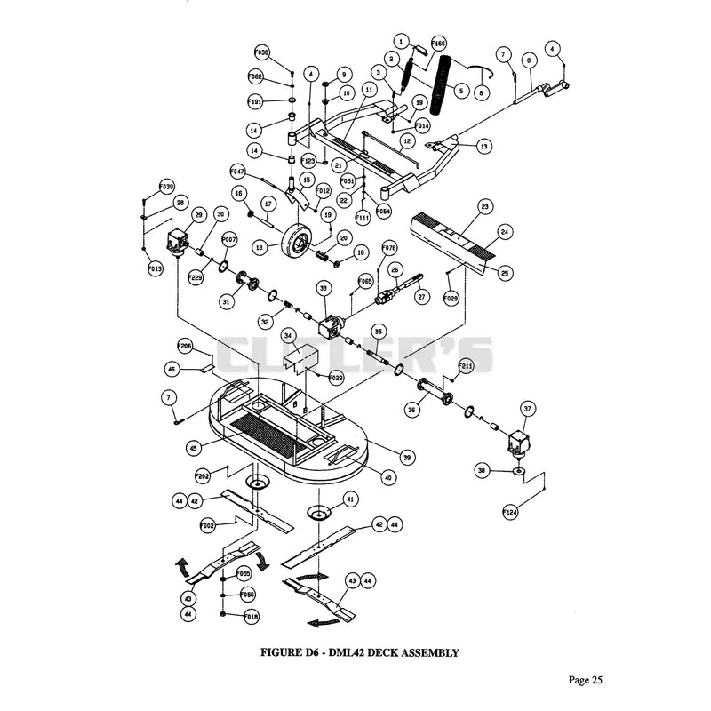 DML42 Deck Assembly