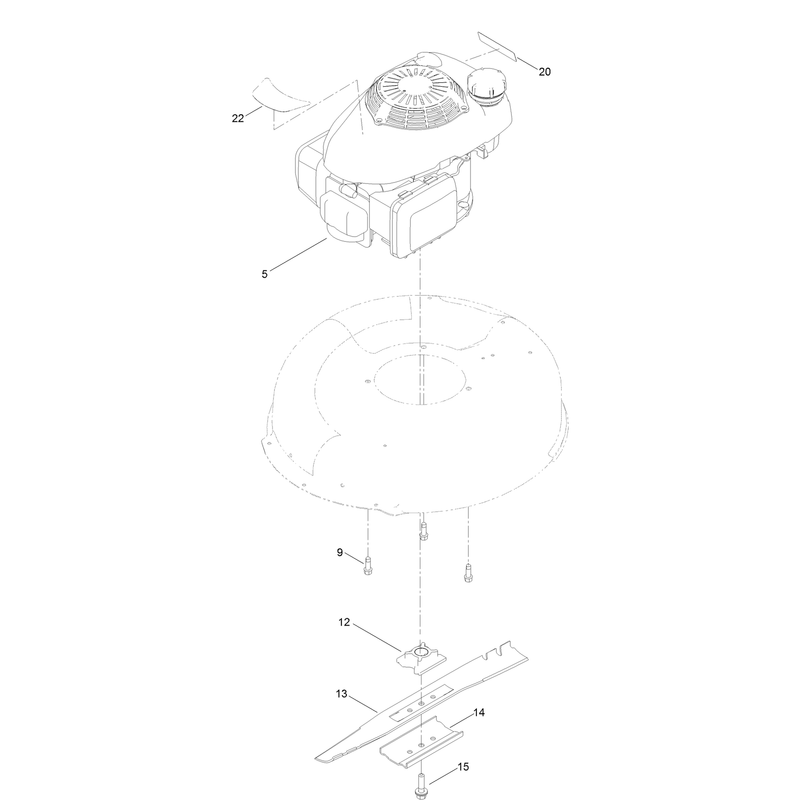 Engine and Blade Assembly