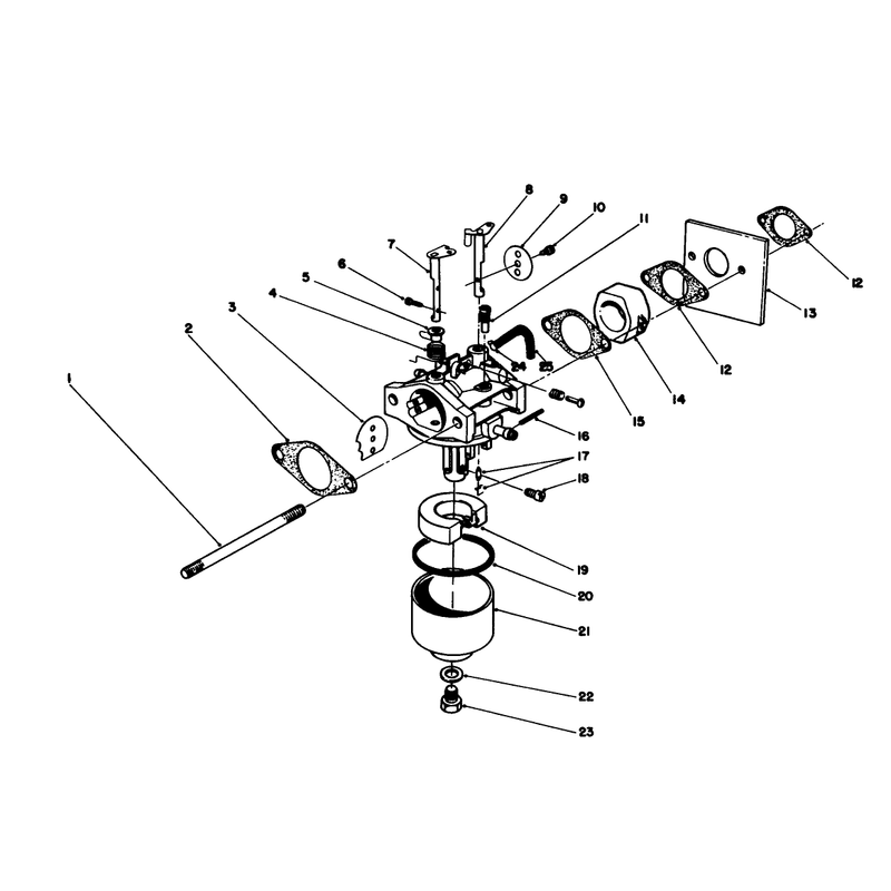 Carburetor Assembly Model No 47ph7
