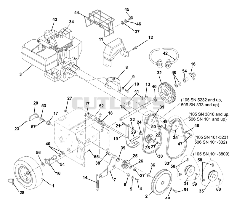 Engine And Belt Drive