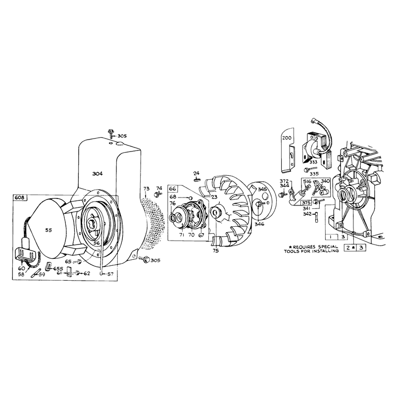 Rewindstarter Assembly