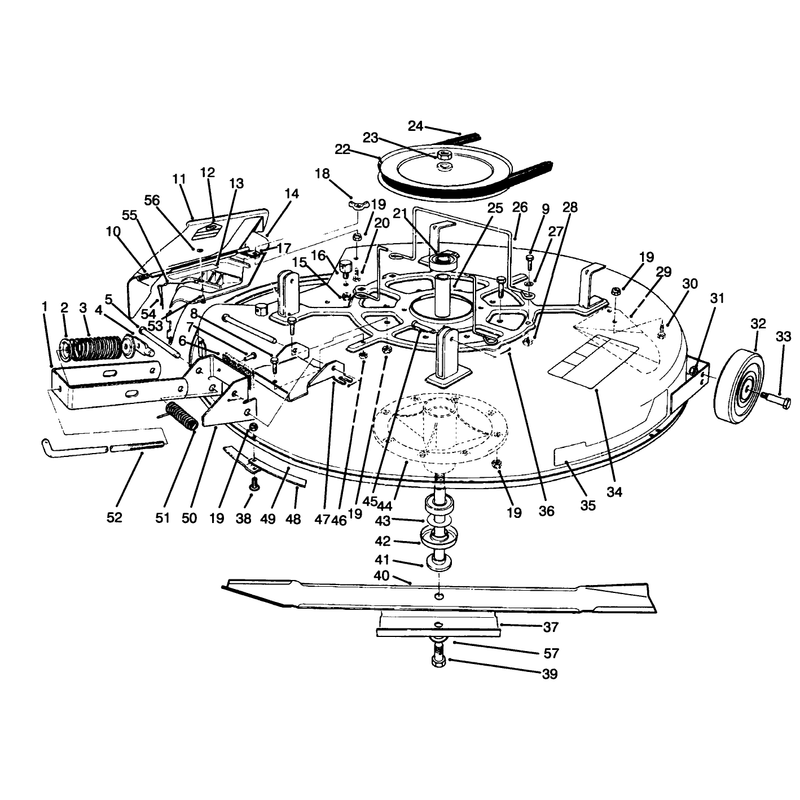 Mower Assembly Recycler