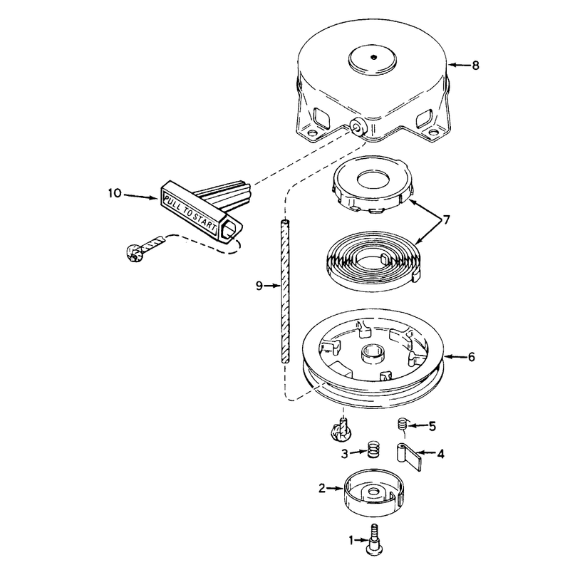 Recoil Starter No. 590537 (model 38175 Only)
