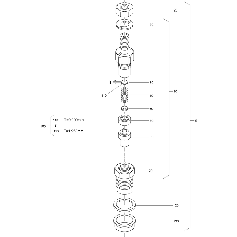 Nozzle Holder Assembly