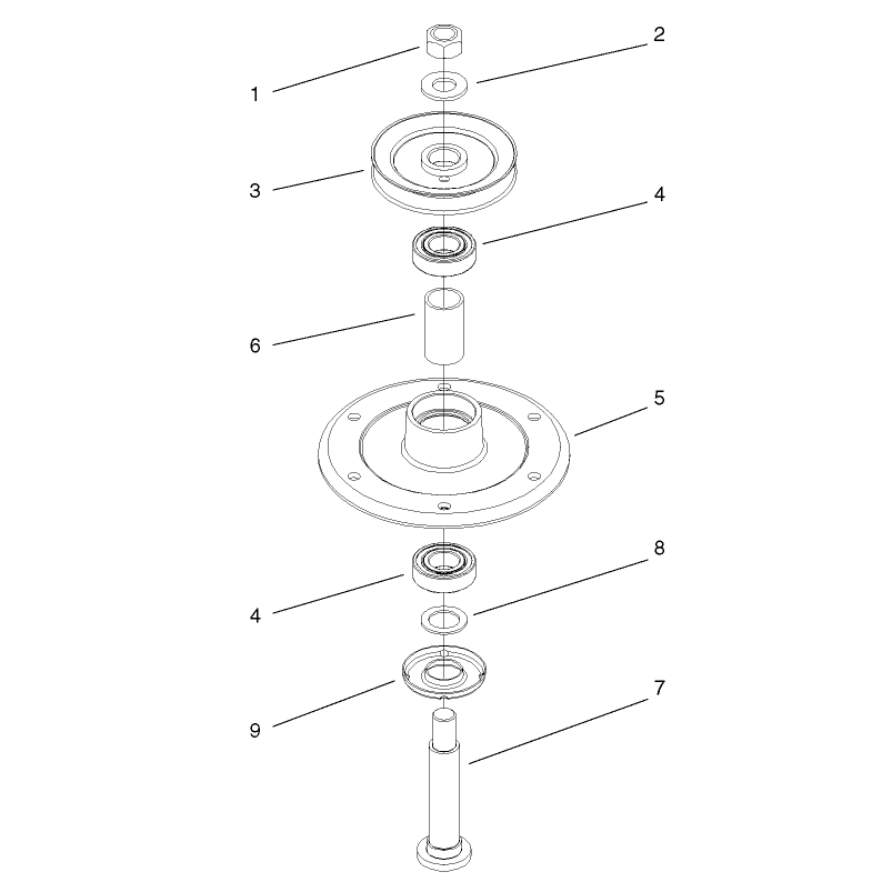Spindle Housing Assembly No 104-6317