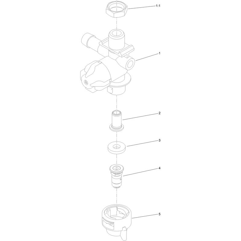 Center Nozzle Assembly No. 126-3668