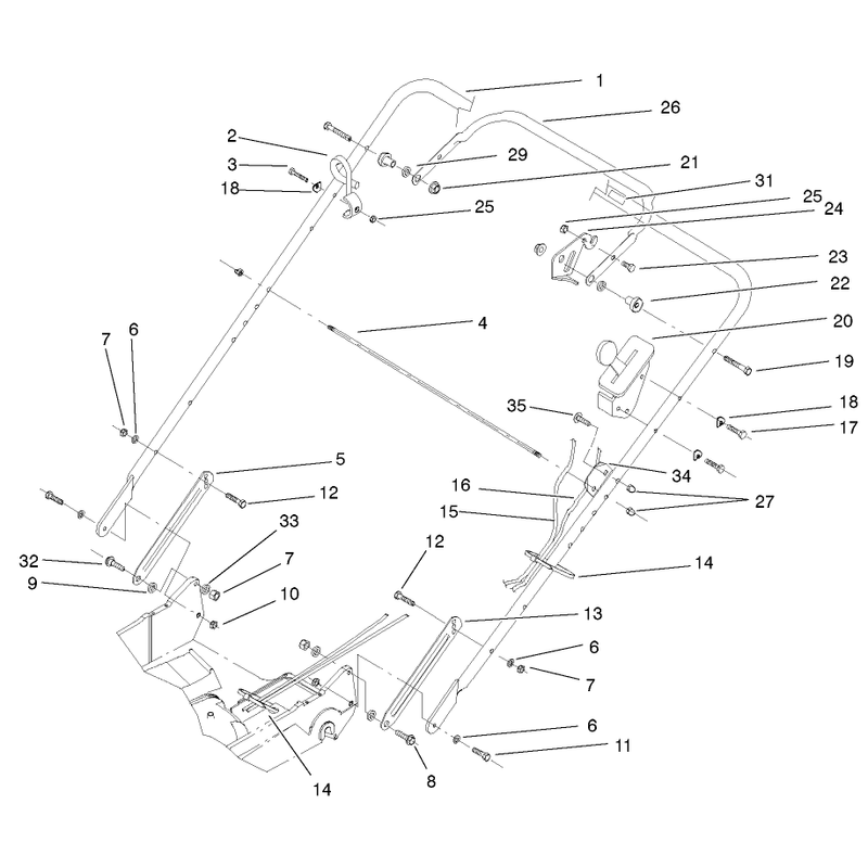 Handle and Controls Assembly
