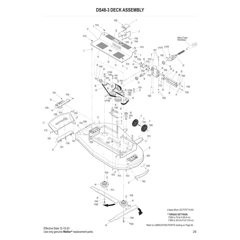 DS48-3 DECK ASSEMBLY