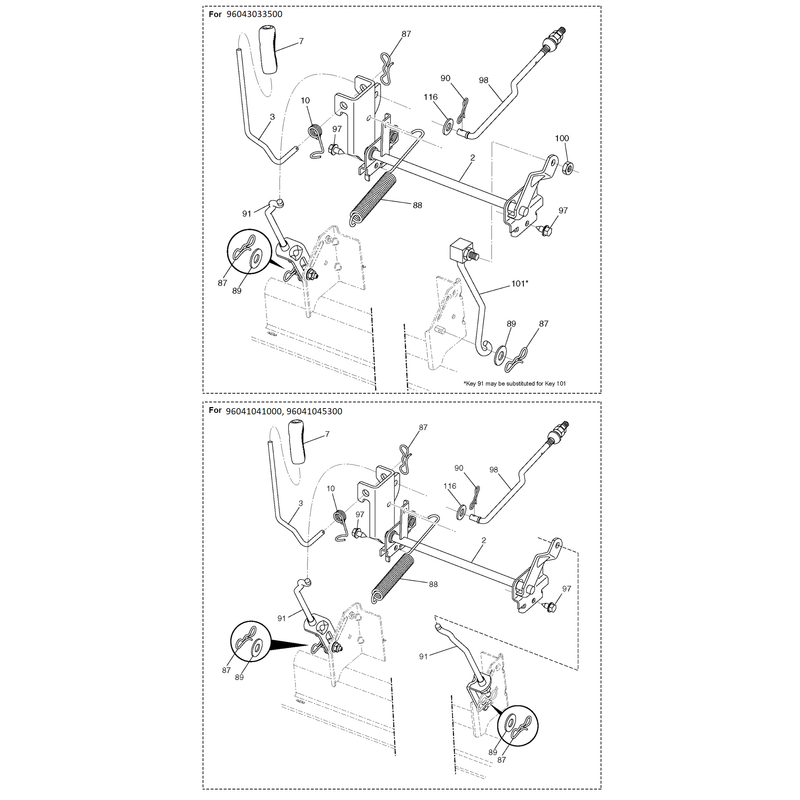 MOWER LIFT / DECK LIFT