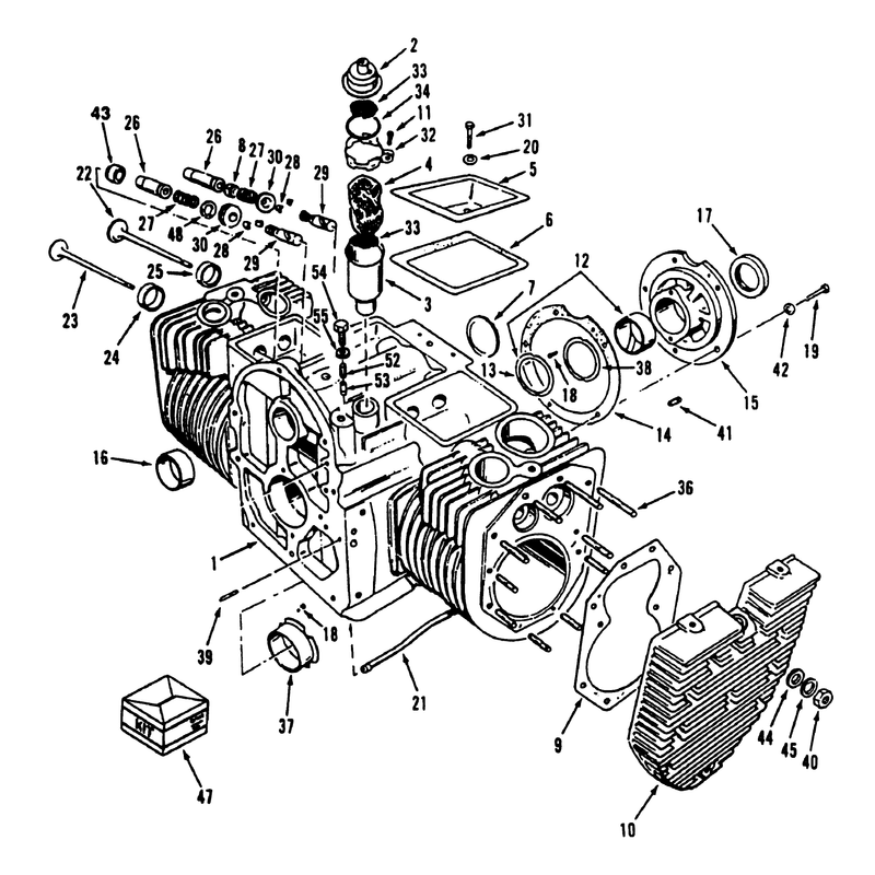Engine Cylinder Block P224 G Spec E