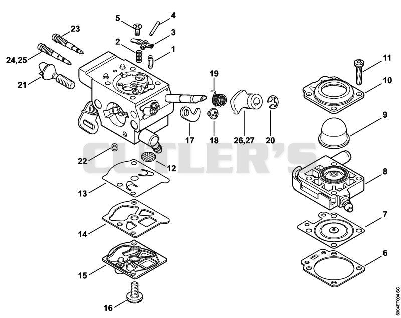 Carburetor WTF-10, WTF-11, WTF-5, WTF-6