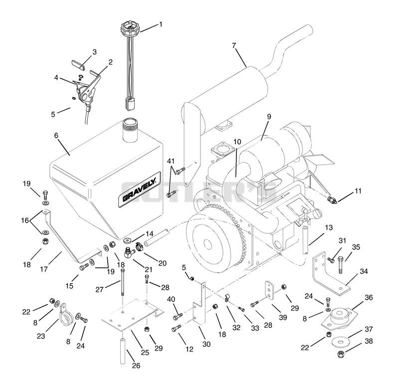 Engine, Fuel And Exhaust
