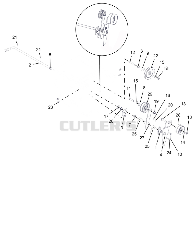 Idler And Brake Arm