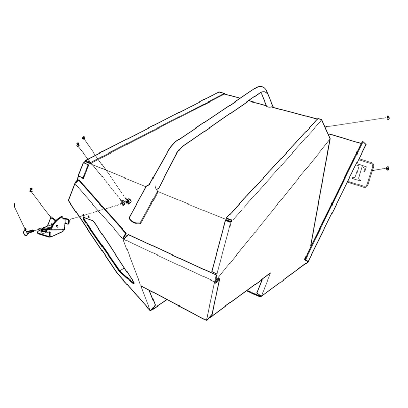 Steel Grass Catcher Model 22099optional