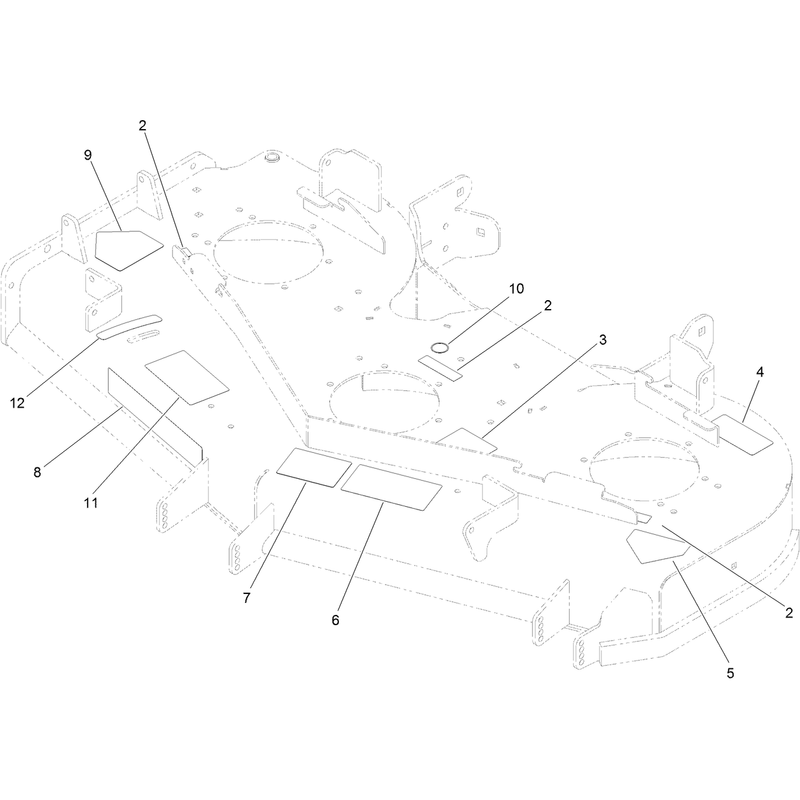 Deck Decal Assembly No. 114-5810
