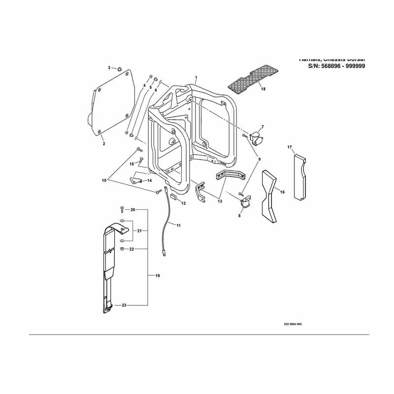 Backpack Frame, Harness