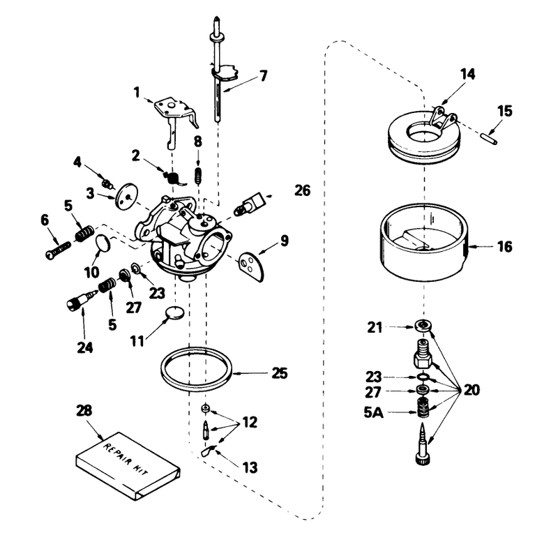 Carburetor No. 632378