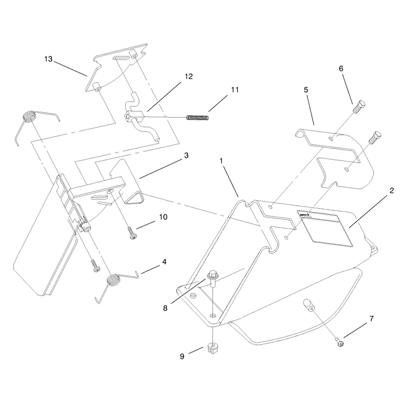 Discharge Chute Assembly Model No 20458 Only