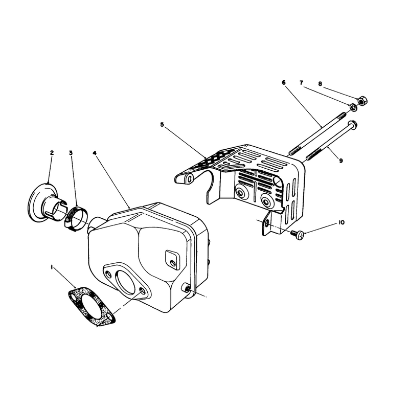 Muffler Assembly Model No 47ph7