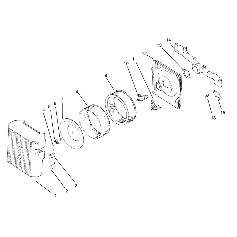 Air Intakefiltration Kohler Engine Cv16s-Ps61514