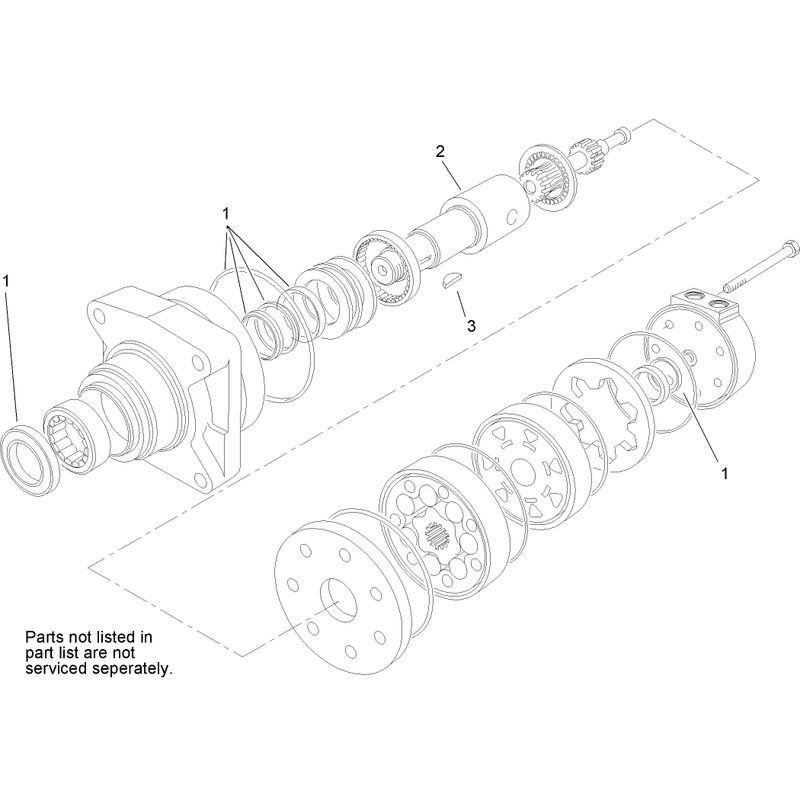 Hydraulic Motor Assembly No 114-1756