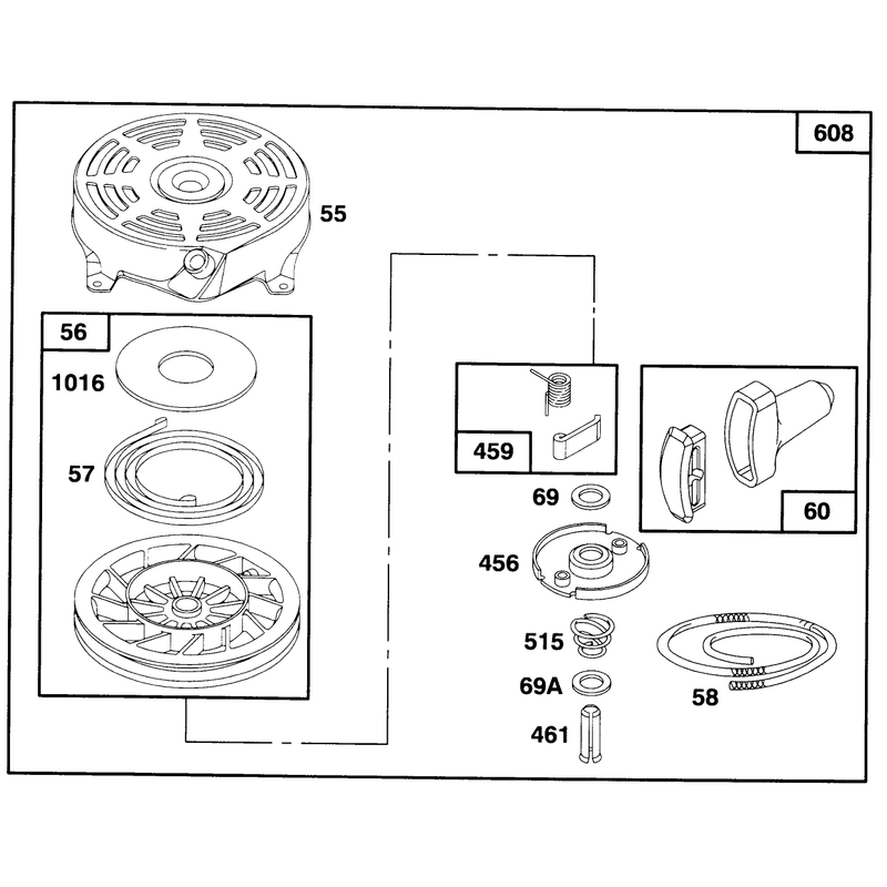 Engine Briggs and Stratton Model 127702-0131-01