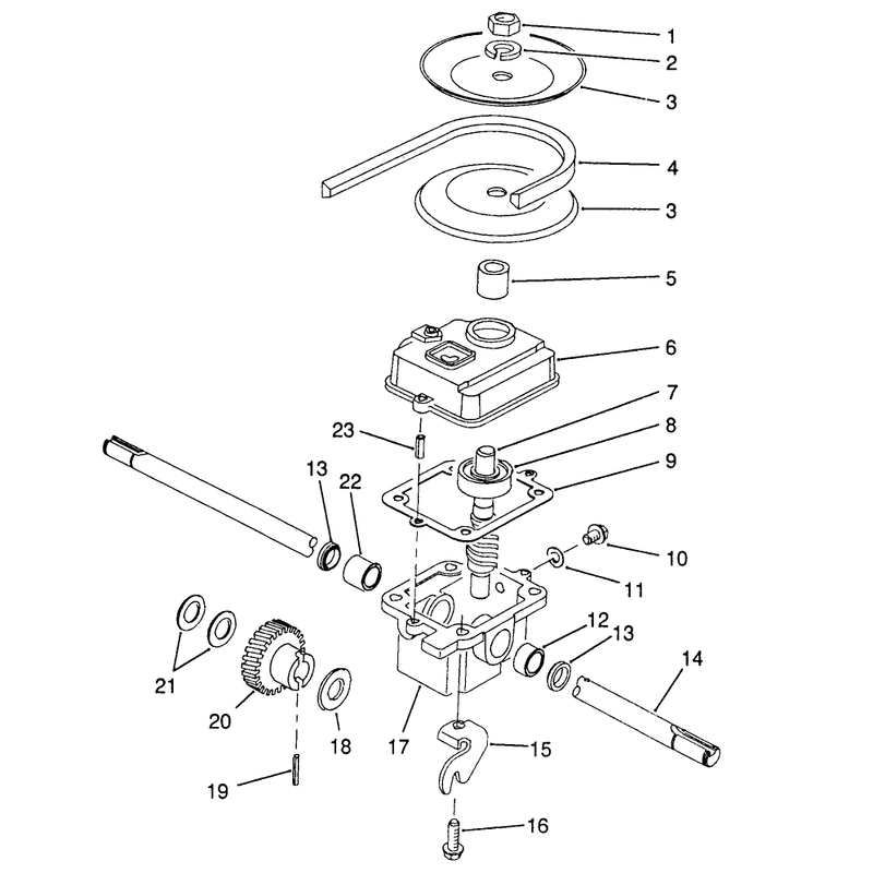 Gearbox Assembly No 71-8250 Model No 20916b