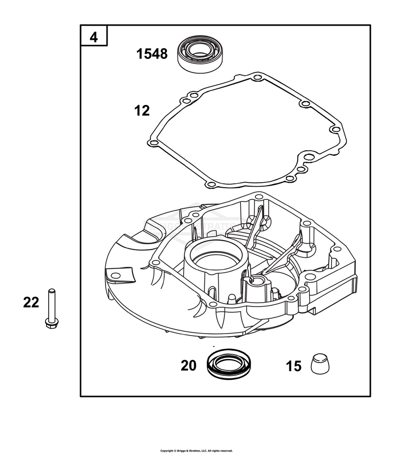 Crankcase Cover/Sump Group
