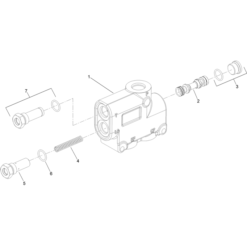 Priority Flow Divider Valve Assembly  No. AUH672904